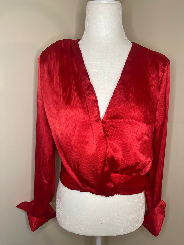 Top blouses satin